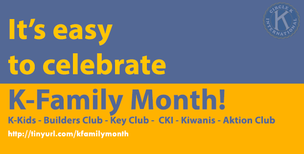 November is Kiwanis Family Month